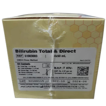 Agappe Bilirubin Total & Direct Kit 4 x 50 mL