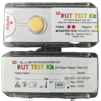 H Pylori Rapid Urease Test Kit - RUT Dry Test Kit
