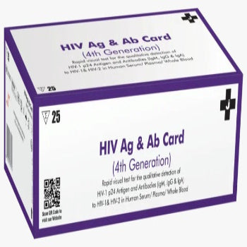 J-Mitra HIV Ag & Ab Card [4th Generation] Rapid Test Kit