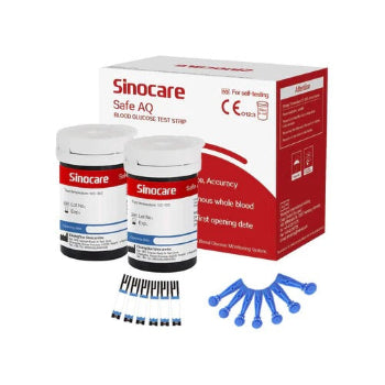 Sinocare Safe AQ Smart Blood Sugar Monitor Strips