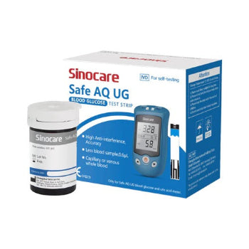 Sinocare Safe AQ UG Blood Glucose Test Strips