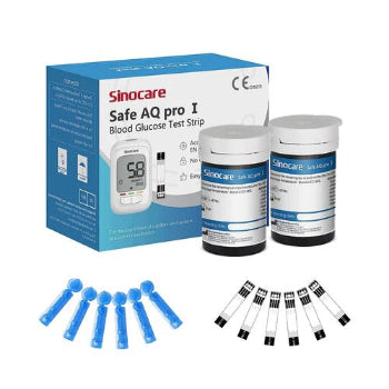 Sinocare Safe AQ pro iBlood Glucose Test Strips