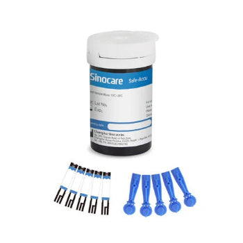 Sinocare Safe Accu Blood Glucose Monitor Strips